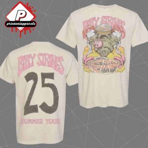 Billy Strings 2025 Im Letting Go Of All My Troubles Tour Engine Summer Tour Poster Tee Merch Limited Two Sided Unisex T-Shirt
