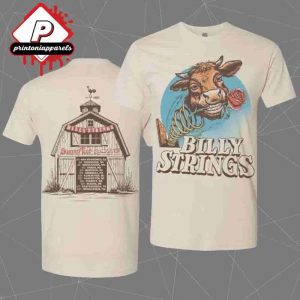 Billy Strings Im Letting Go Of All My Troubles 2025 Tour Cow Tee Merch Limited Two Sided Unisex T-Shirt
