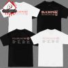 Blackpink Deadline World Tour 2025 Continent Logo Hoodie Black Merchandise Limited Two Sided Unisex T-Shirt