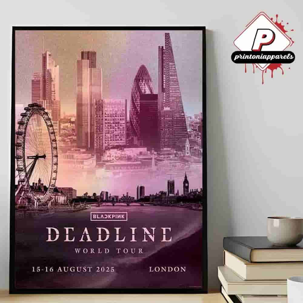 Blackpink Deadline World Tour Exclusive Event Poster London At Wembley Stadium London UK On August 15-16th 2025 Two Sided Unisex T-Shirt Home Decor Poster Canvas Blackpink Deadline World Tour Exclusive Event Poster London At Wembley Stadium London UK On August 15-16th 2025 Two Sided Unisex T-Shirt Home Decor Poster Canvas
