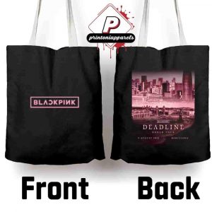 Blackpink Deadline World Tour Exclusive Event Tote Barcelona At Stadi Olimpic Spain On August 9th 2025 Canvas Tote Bag