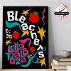 Cage The Elephant Lollapalooza Aftershow With Girl Tones Poster At Chicago Aug 1st 2025 Home Decor Poster Canvas