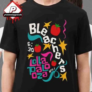 Bleachers Official Poster At Lollapalooza Grant Park Chicago IL On August 1st 2025 Unisex T-Shirt