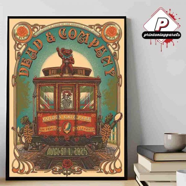 Dead And Company Celebrating 60 Years Of Greatful Dead Music At Golden Gate Park San Fracisco CA On August 1st 2025 Home Decor Poster Canvas