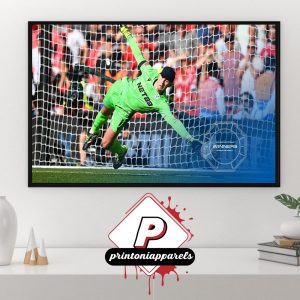 Dean Henderson Wearing Cap Save Penalty Get The FA Community Shield Winners 2025 For Crystal Palace Home Decor Poster Canvas