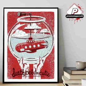 Death Cab For Cutie Artwork Event Poster At Metlife Stadium East Rutherford NJ On August 9th 2025 Home Decor Poster Canvas