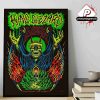 King Gizzard And The Lizard Wizard Artwork Event Poster By Birth Creat Rot At Westville Music Bowl New Haven CT On July 30th 2025 Home Decor Poster Canvas