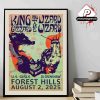 King Gizzard And The Lizard Wizzard With Orchestra Of St Luke Event Poster At Forest Hills On August 1st 2025 Home Decor Poster Canvas