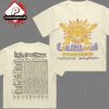 Lollapalooza 2025 Poster Lineup Tee Merchandise Limited Two Sided Unisex T-Shirt