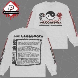 Lollapalooza x Cactus Plant Flea Market Long Sleeve Lineup Tee Merchandise Limited Classic T-Shirt