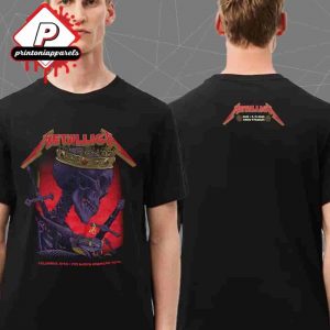 Metallica M72 North American Tour Event Tour Tee At Crew Stadium Columbus Ohio On Sunday May 11th 2025 Two Sided Unisex T-Shirt