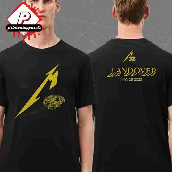 Metallica M72 North American Tour Landover Stadium Event Tour On May 28th 2025 Two Sided Classic T-Shirt
