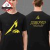 Metallica M72 North American Tour Syracuse Event Tour Tee At JMA Wireless Dome Sycaruse NY On April 19th 2025 Two Sided Unisex T-Shirt