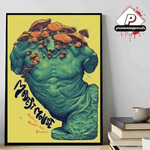 Modest Mouse Artwork Poster Live At Thompson’s Point Portland ME On August 7th 2025 Home Decor Poster Canvas