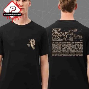 New Friends Festival 2025 Official Line Up Tee At Lithuanian House Toronto ON On August 1st-3rd 2025 Two Sided Unisex T-Shirt