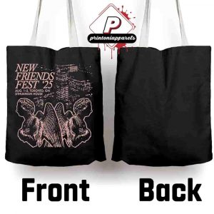 New Friends Festival 2025 Official Merch Bag At Lithuanian House Toronto ON On August 1st-3rd 2025 Canvas Tote Bag