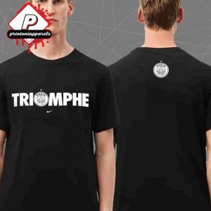 Paris Saint-Germain Nike UEFA Super Cup Winners Triomphe Tee 2025 Two Sided Unisex T-Shirt