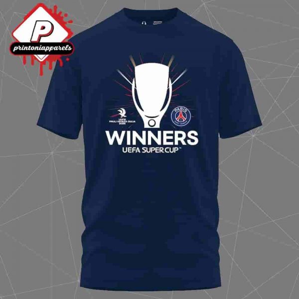 Paris Saint-Germain Super Cup Winners 2025 Graphic Tee Merch Limited Unisex T-Shirt