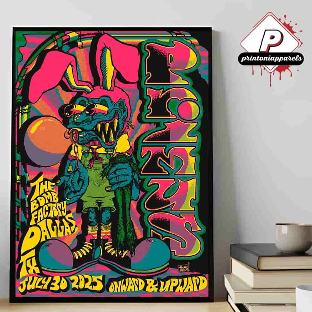 Primus Onward And Upward Tour Event Poster For Show At The Bomb Factory Dallas TX On July 30th 2025 Home Decor Poster Canvas Primus Onward And Upward Tour Event Poster For Show At The Bomb Factory Dallas TX On July 30th 2025 Home Decor Poster Canvas