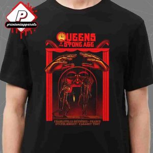 Queens Of The Stone Age Event Poster At Cabaret Vert Charleville Mezieres FR On August 16th 2025 Unisex T-Shirt