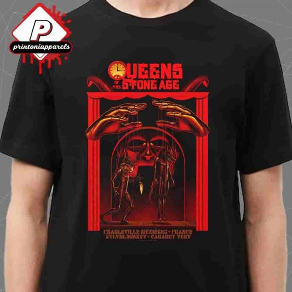 Queens Of The Stone Age Event Poster At Cabaret Vert Charleville Mezieres FR On August 16th 2025 Unisex T-Shirt
