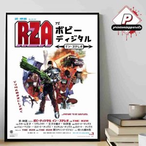 RZA Prepare To Be Digitized Iconic Cover Artwork For First Solo Album Bobby Digital In Stereo Japanese Version Home Decor Poster Canvas