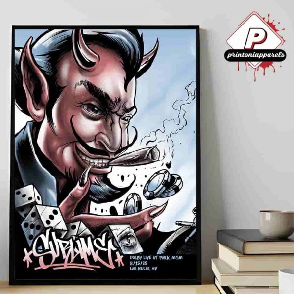 Sublime Band Event Poster At Dolby Live At Park MGM Las Vegas NY On August 15th 2025 Home Decor Poster Canvas