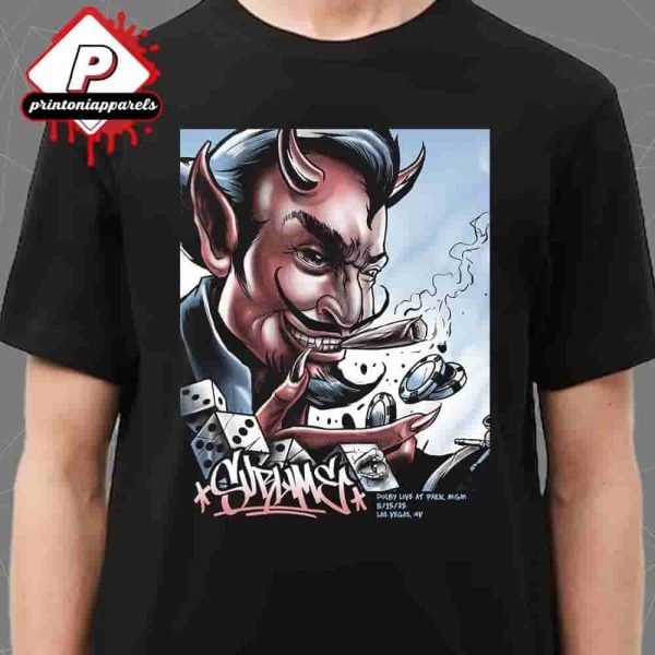 Sublime Band Event Poster At Dolby Live At Park MGM Las Vegas NY On August 15th 2025 Unisex T-Shirt