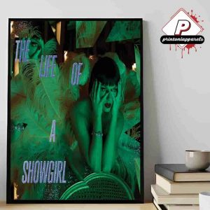 Taylor Swift New Album The Life of a Showgirl Cover Poster It’s Rapturous Edition Home Decor Poster Canvas