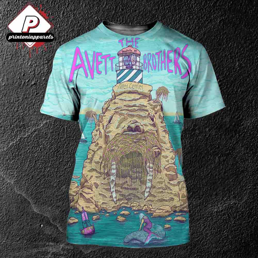 The Avett Brothers At Tilles Center Brookville NY ON August 3rd 2025 All Over Print Shirt The Avett Brothers At Tilles Center Brookville NY ON August 3rd 2025 All Over Print Shirt