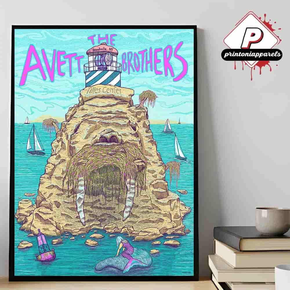 The Avett Brothers Event Poster At Tilles Center Brookville NY ON August 3rd 2025 Hoem Decor Poster Canvas The Avett Brothers Event Poster At Tilles Center Brookville NY ON August 3rd 2025 Hoem Decor Poster Canvas