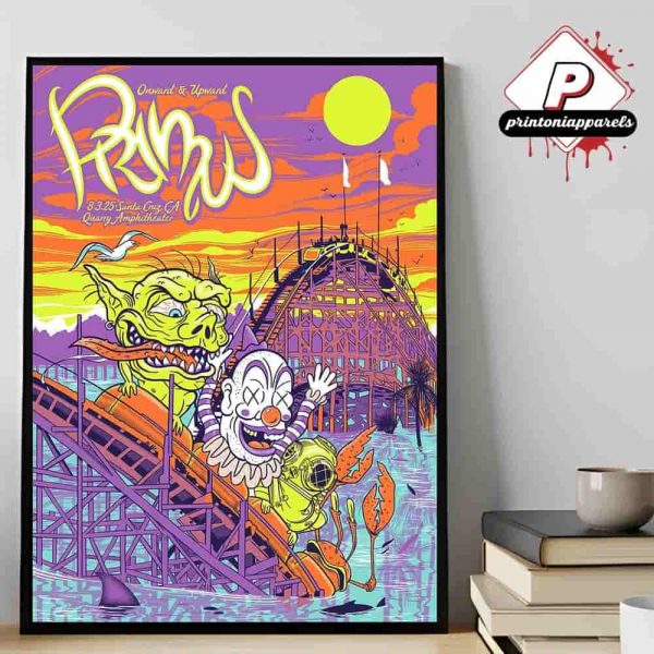 The Offspring Supercharged Tour 2025 Event Poster At Quarry Amphitheater Santa Cruz CA On August 3rd 2025 Home Decor Poster Canvas