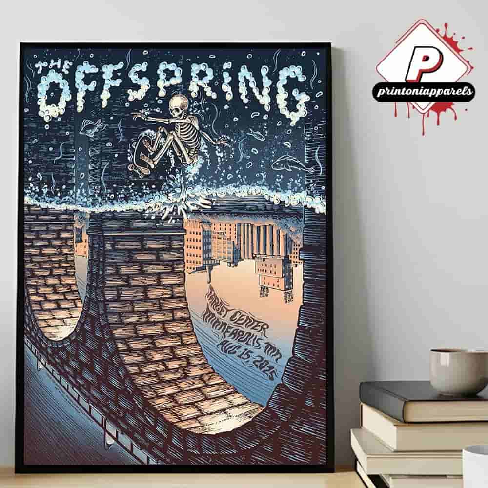 The Offspring Supercharged Tour 2025 Event Poster At Target Center Minneapolis MN On August 15th 2025 Home Decor Poster Canvas The Offspring Supercharged Tour 2025 Event Poster At Target Center Minneapolis MN On August 15th 2025 Home Decor Poster Canvas