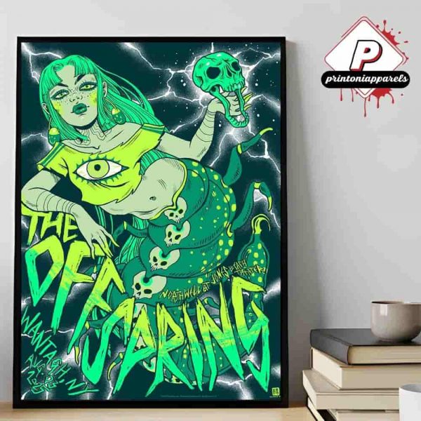 The Offspring Supercharged Tour 2025 Event Poster At Wantagh NY On August 3rd 2025 Home Decor Poster Canvas