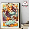 King Gizzard And The Lizard Wizard Event Poster At CAmping Rock And Roll On August 15th-17th 2025 Home Decor Poster Canvas