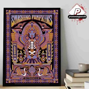 The Smashing Pumpkins Event Artwork Poster At Zitadelle Berlin On August 6th 2025 Home Decor Poster Canvas