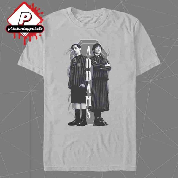 Wednesday Addams Siblings Netflix Merchandise Limited Unisex T-Shirt
