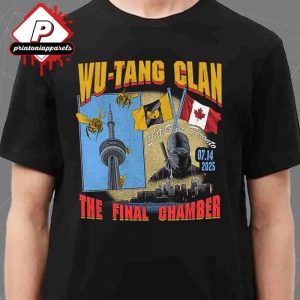Wu-Tang Clan Final Chamber Tour 2025 Live In Toronto Exclusive Tee On July 14th 2025 Unisex T-Shirt